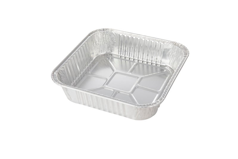 Waytiffer 50pack- 8 x 8 Aluminum foil Pans Disposable,Heavy Duty Square baking Cake Pans, Cooking Tins Homemade Breads Oven, Baking Roasting Pan - Image 3
